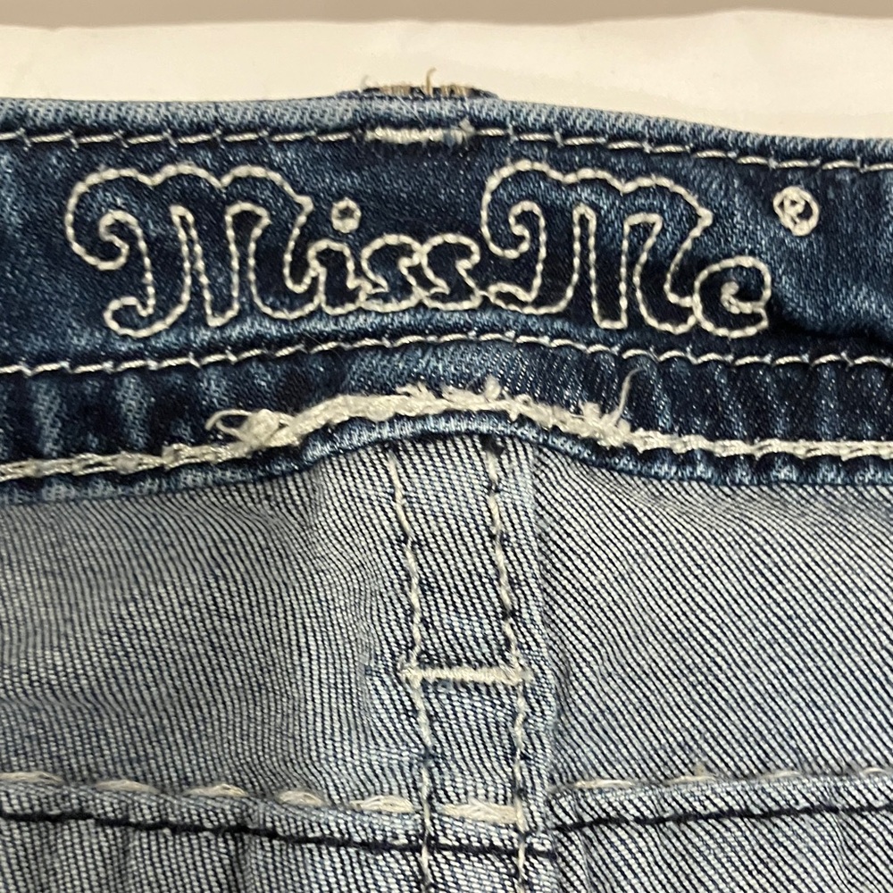 Miss Me Dark Blue Embellished Jeans - Picture 10 of 11